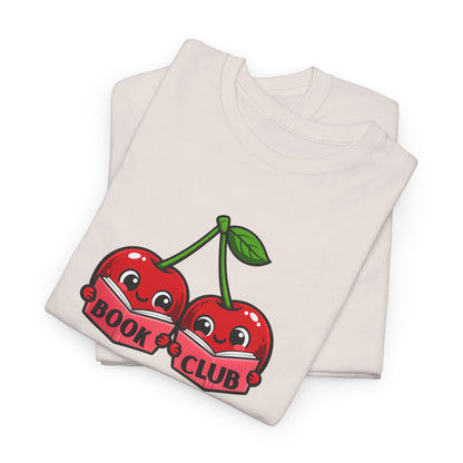 Book Club Cherry T-Shirt — Cute Retro Reading Tee
