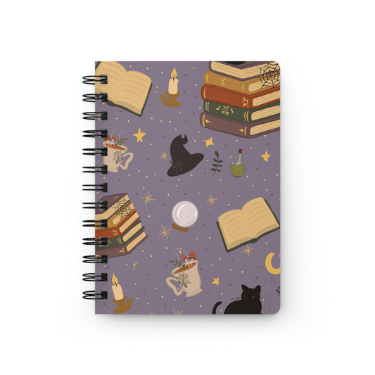 Witchy Book Lover Notebook 🔮🐈‍⬛