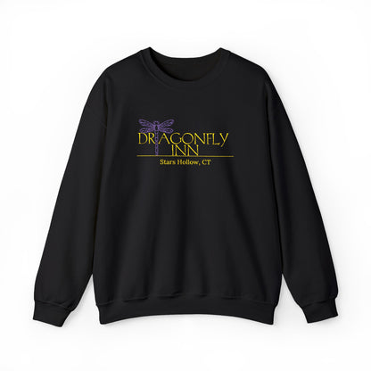 Dragonfly Inn Embroidered Crewneck Sweatshirt-Gilmore Girls Stars Hollow