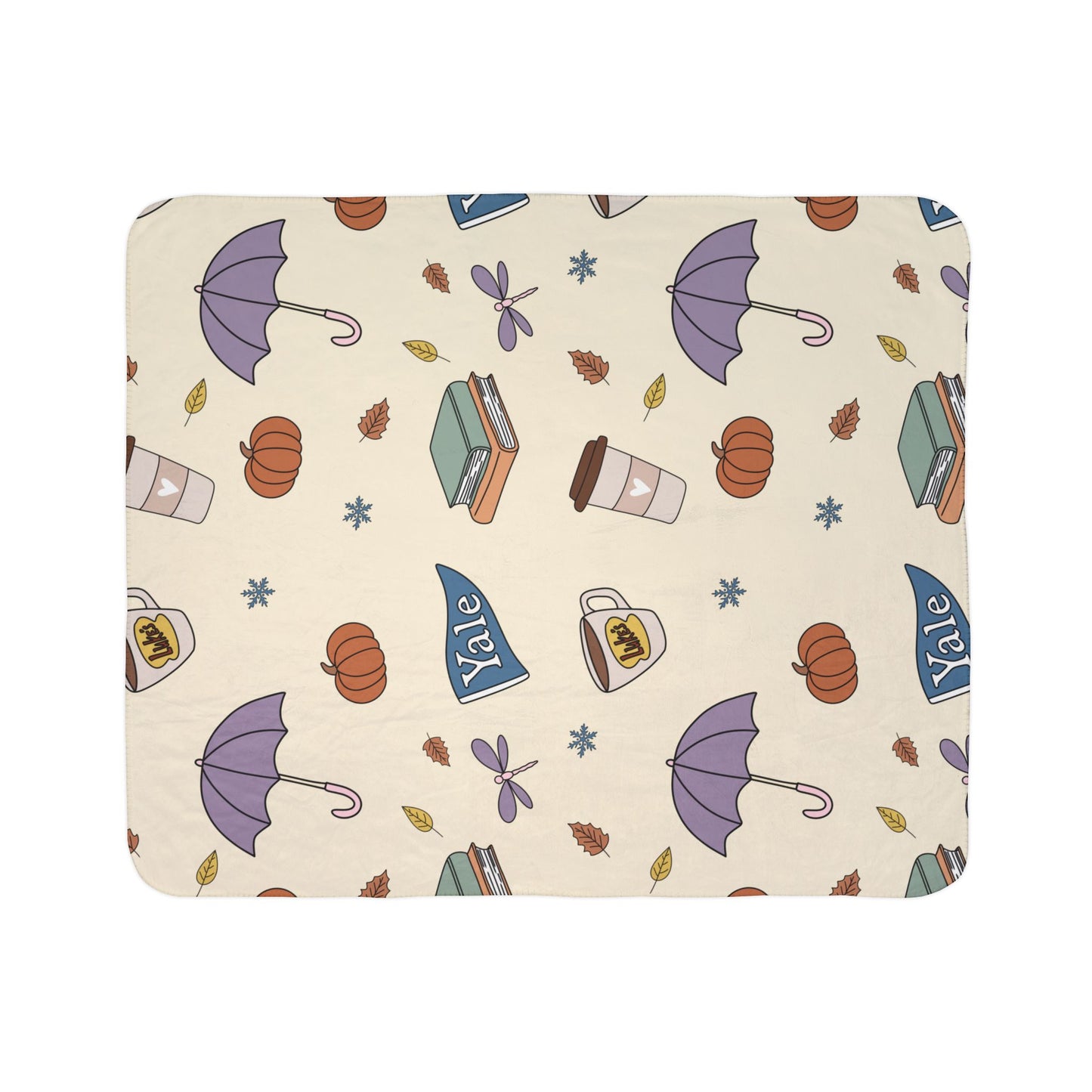 Stars Hollow Cozy Season Sherpa Fleece Blanket