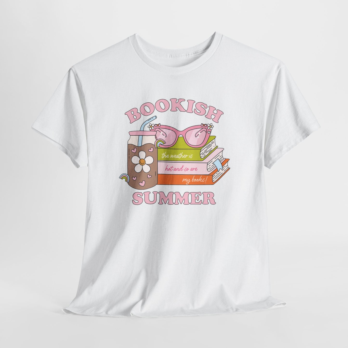 Bookish Summer Graphic Cotton Tee