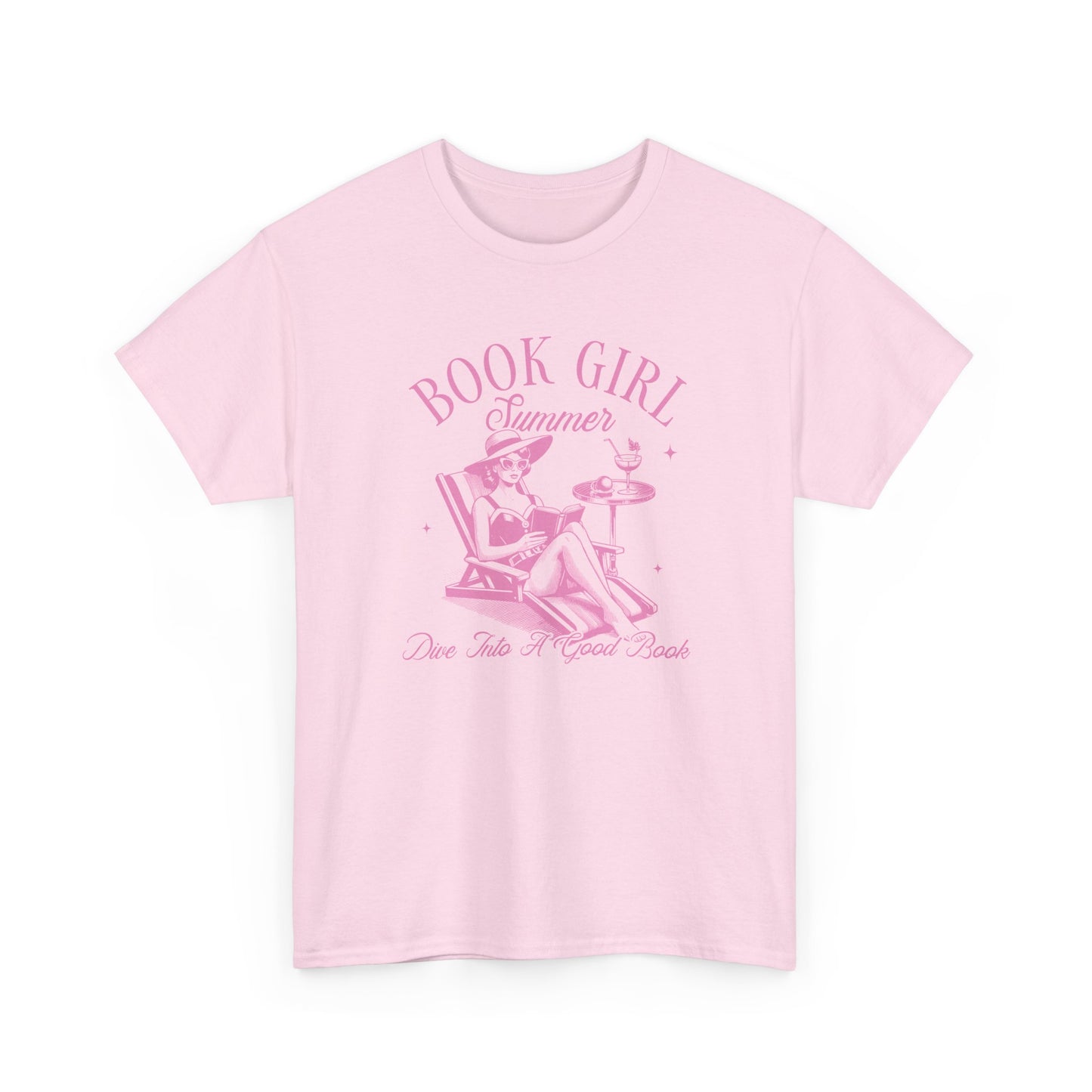 Book Girl Summer Girly Pop Tee-Bookish T-Shirt