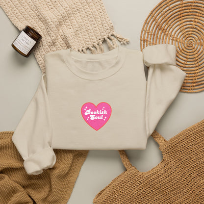 Bookish Soul Embroidered Crewneck Sweatshirt