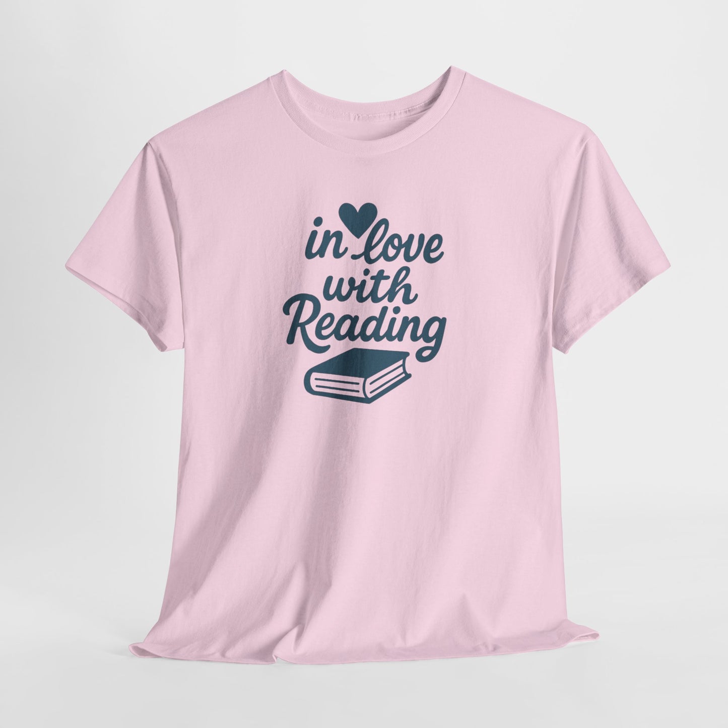 Reading Lover T-Shirt – "In Love With Reading" Graphic Tee for Book Lovers