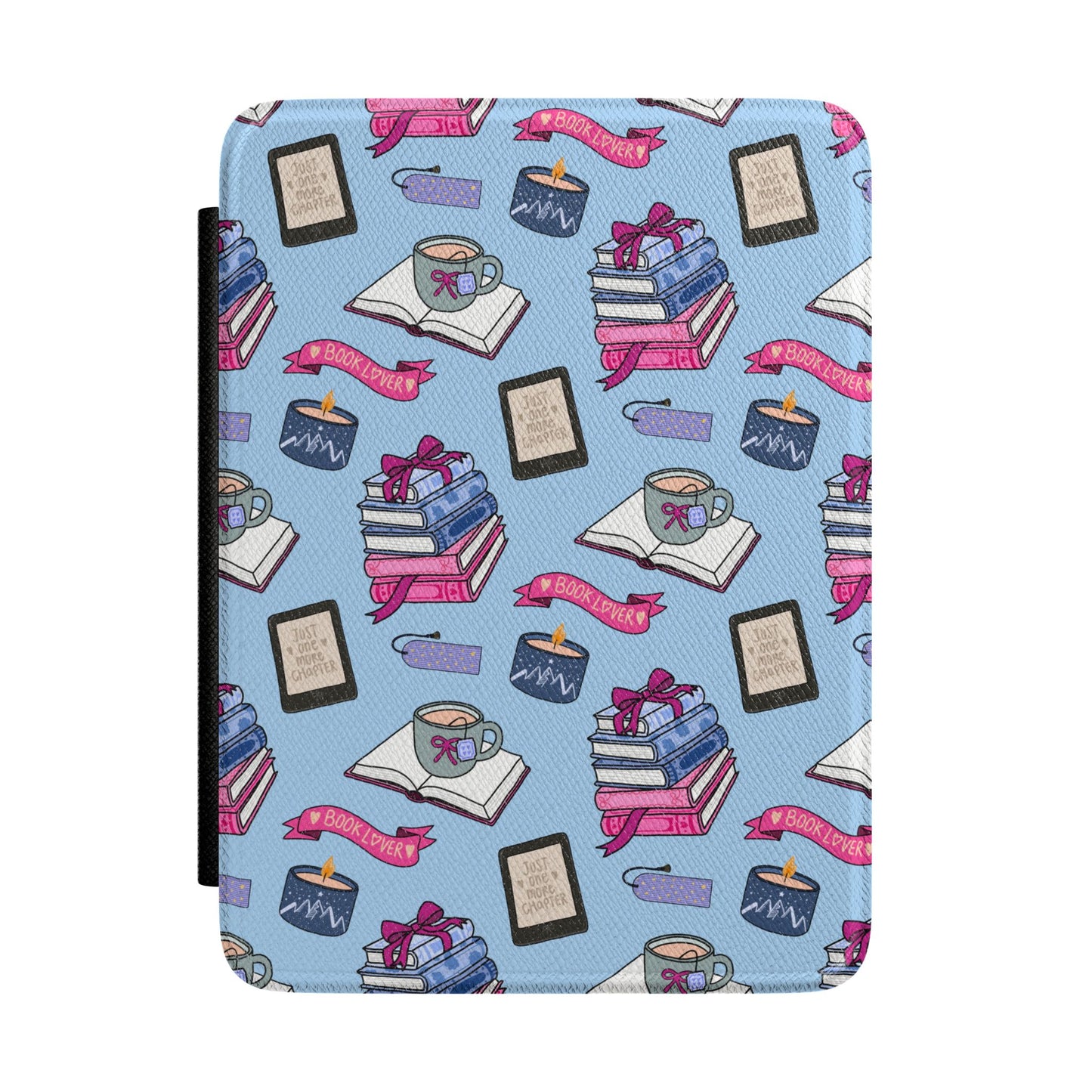 Cozy Book Lover Leatherette Kindle Paperwhite Case
