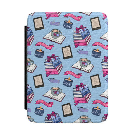 Cozy Book Lover Leatherette Kindle Paperwhite Case