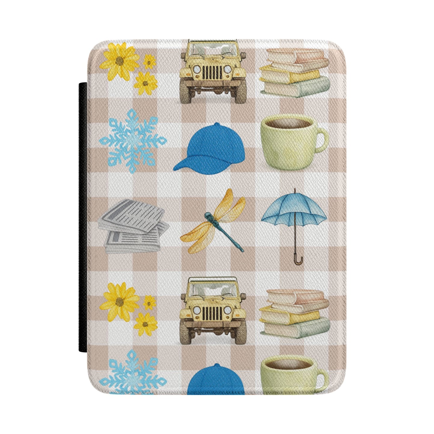 Stars Hollow Icons Leatherette Kindle Paperwhite Case