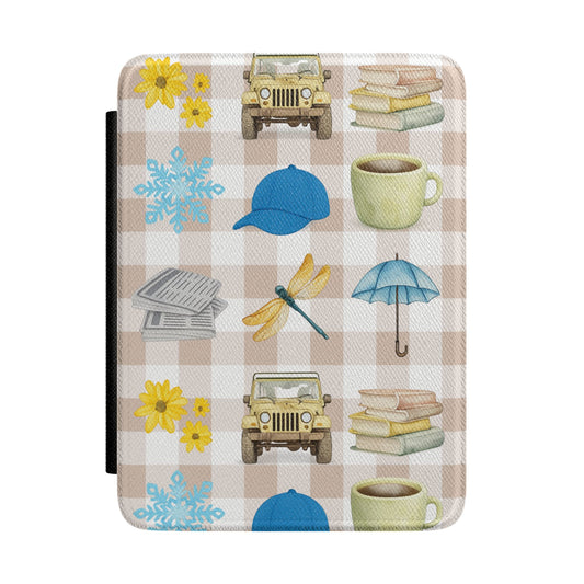 Stars Hollow Icons Leatherette Kindle Paperwhite Case
