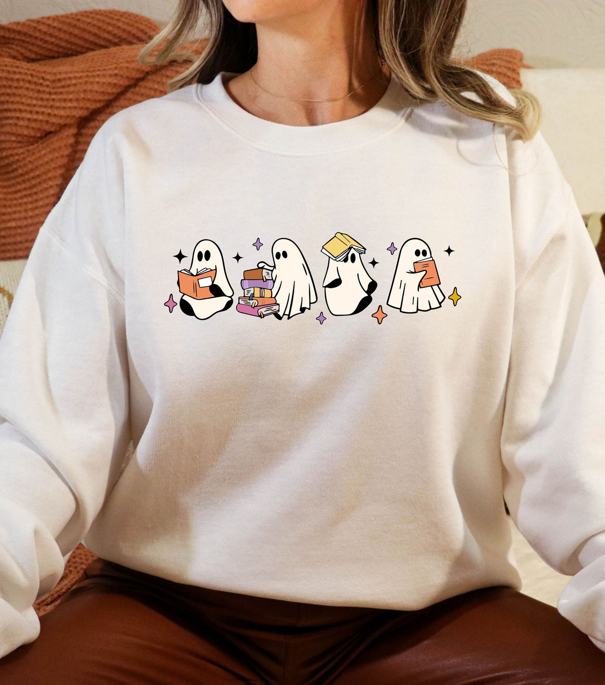 Ghostly Book Club Crewneck Sweatshirt