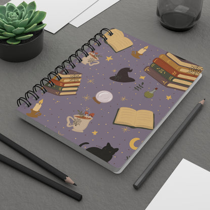 Witchy Book Lover Notebook 🔮🐈‍⬛