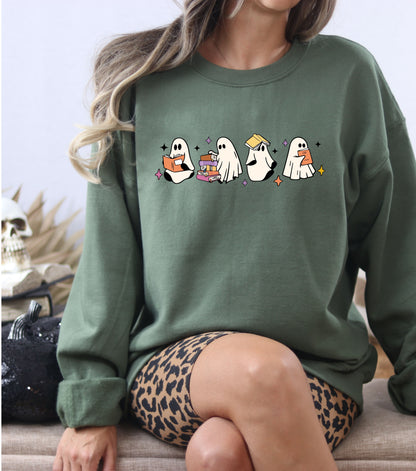 Ghostly Book Club Crewneck Sweatshirt