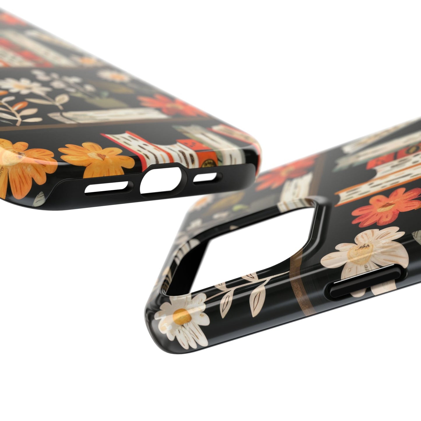 Cozy Bookshelf Bloom Phone Case