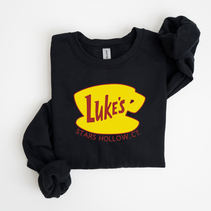 Luke's Diner Crewneck Sweatshirt-Cozy Gilmore Girls Apparel