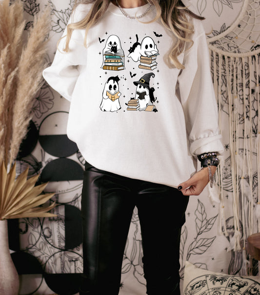 Spooky Readers Crewneck Sweatshirt