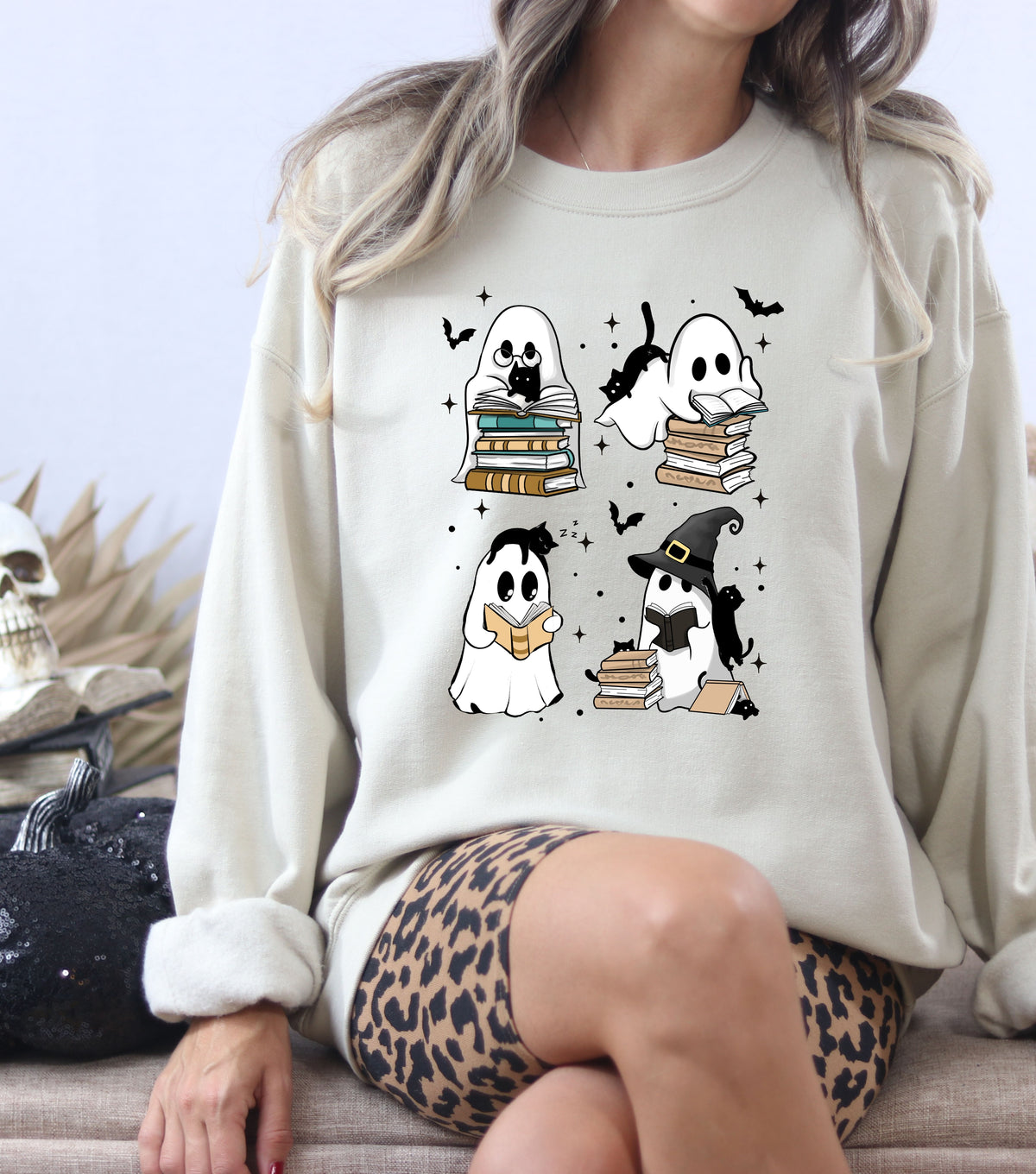 Spooky Readers Crewneck Sweatshirt