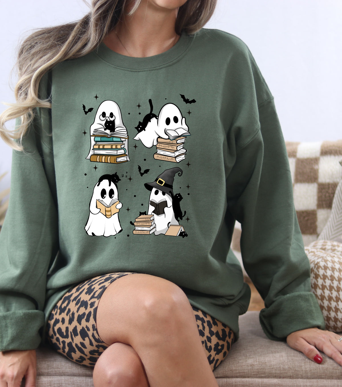 Spooky Readers Crewneck Sweatshirt