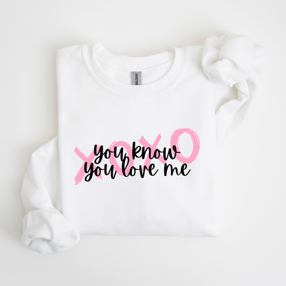 You Know You Love Me XOXO-Gossip Girl Crewneck Sweatshirt