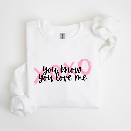 You Know You Love Me XOXO-Gossip Girl Crewneck Sweatshirt