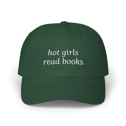 Hot Girls Read Books- Embroidered Bookish Baseball Hat