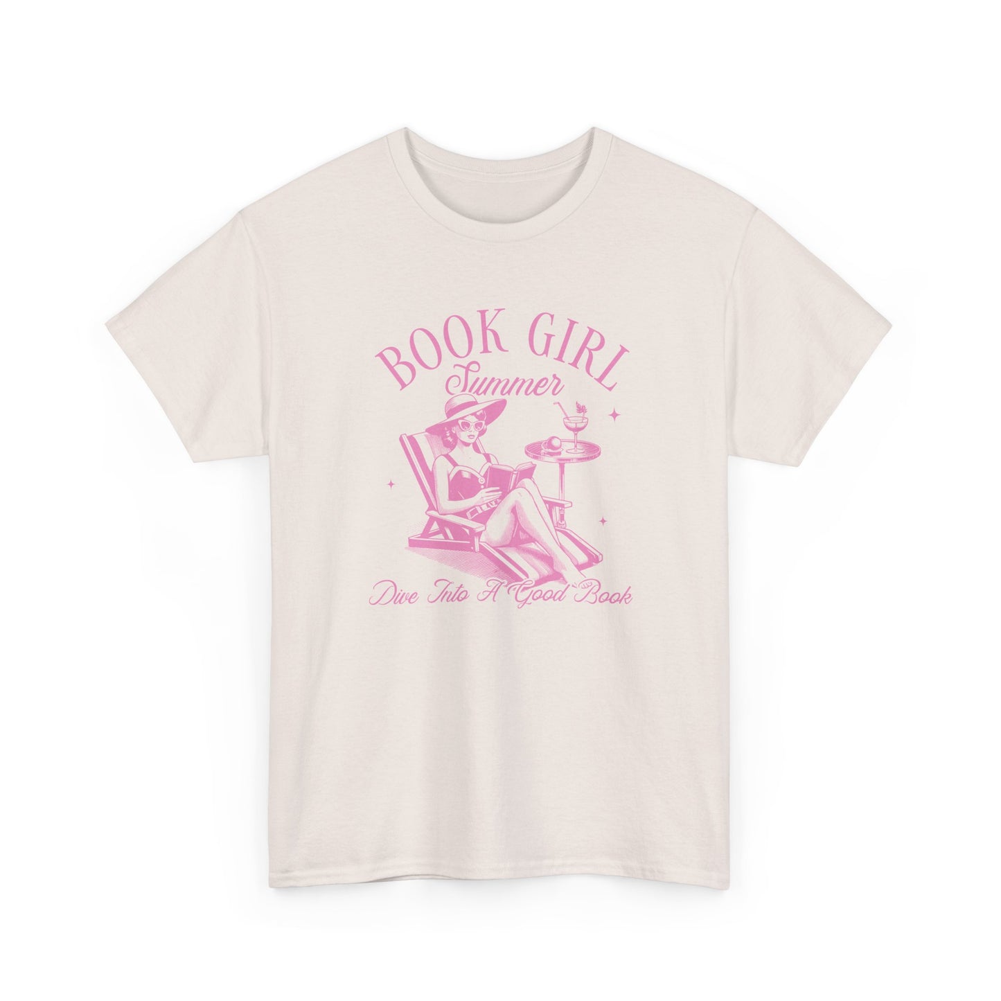 Book Girl Summer Girly Pop Tee-Bookish T-Shirt