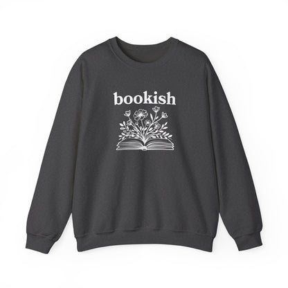 Floral Bookish Sweatshirt-Book Lover Sweatshirt