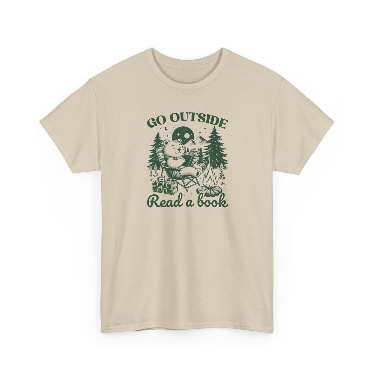 Go Outside Read a Book T-Shirt — Bookish Tee