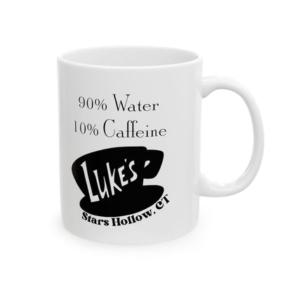 Coffee Mug — 90% Coffee 10% Caffeine Gilmore Girls Ceramic Mug