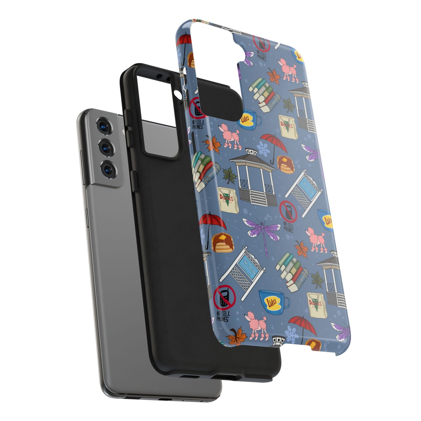 Stars Hollow Gilmore Girls Blue Phone Case