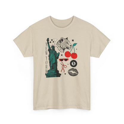 New York Socialite Summer Cotton T-Shirt-Gossip Girl