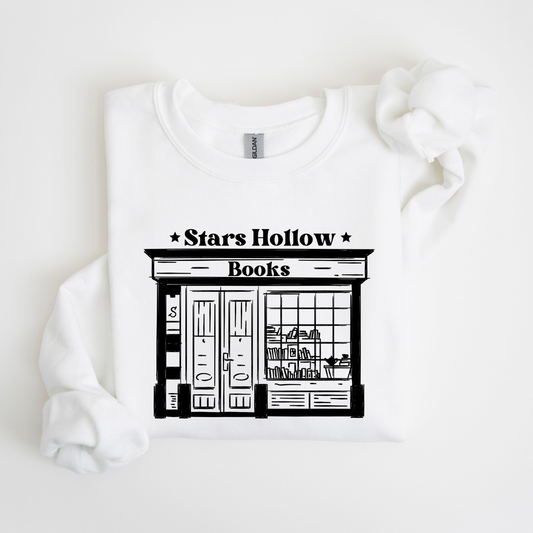 Star's Hollow Bookstore Crewneck Sweatshirt-Rory Gilmore & Book Lovers