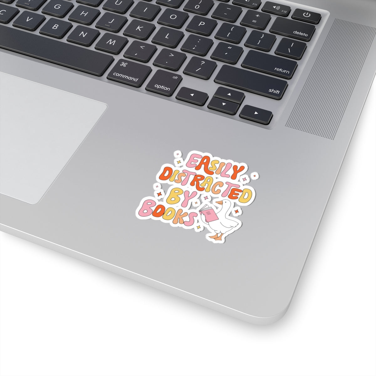 Easily Distracted by Books Sticker