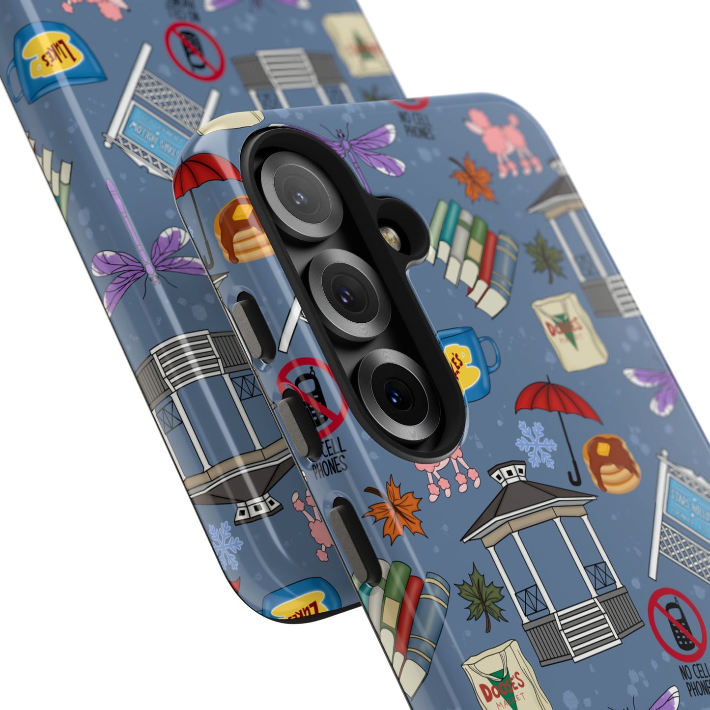 Stars Hollow Gilmore Girls Blue Phone Case