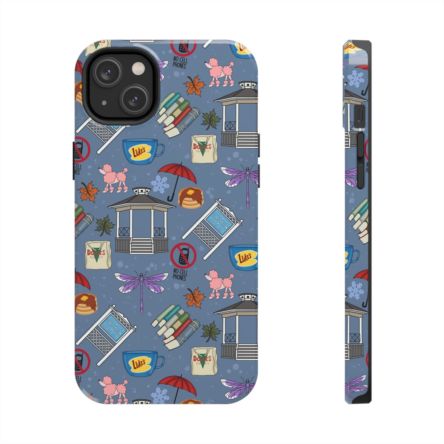 Stars Hollow Gilmore Girls Blue Phone Case