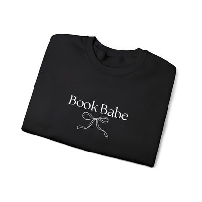 Book Babe Embroidered Crewneck Sweatshirt