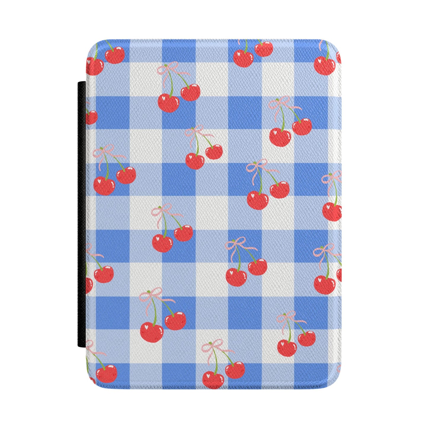 Cherry Checker Leatherette Kindle Paperwhite Case