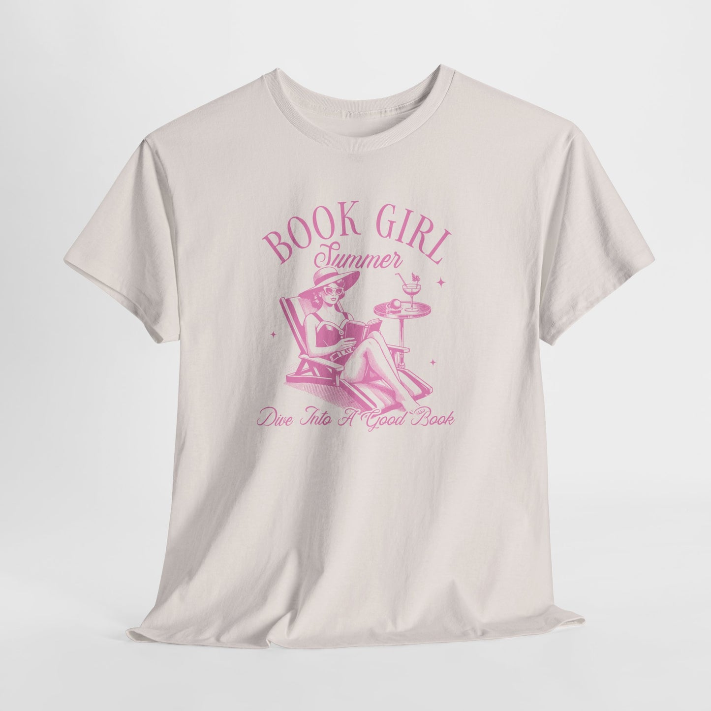 Book Girl Summer Girly Pop Tee-Bookish T-Shirt