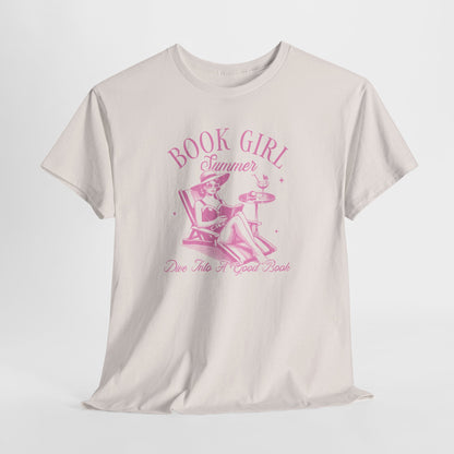 Book Girl Summer Girly Pop Tee-Bookish T-Shirt