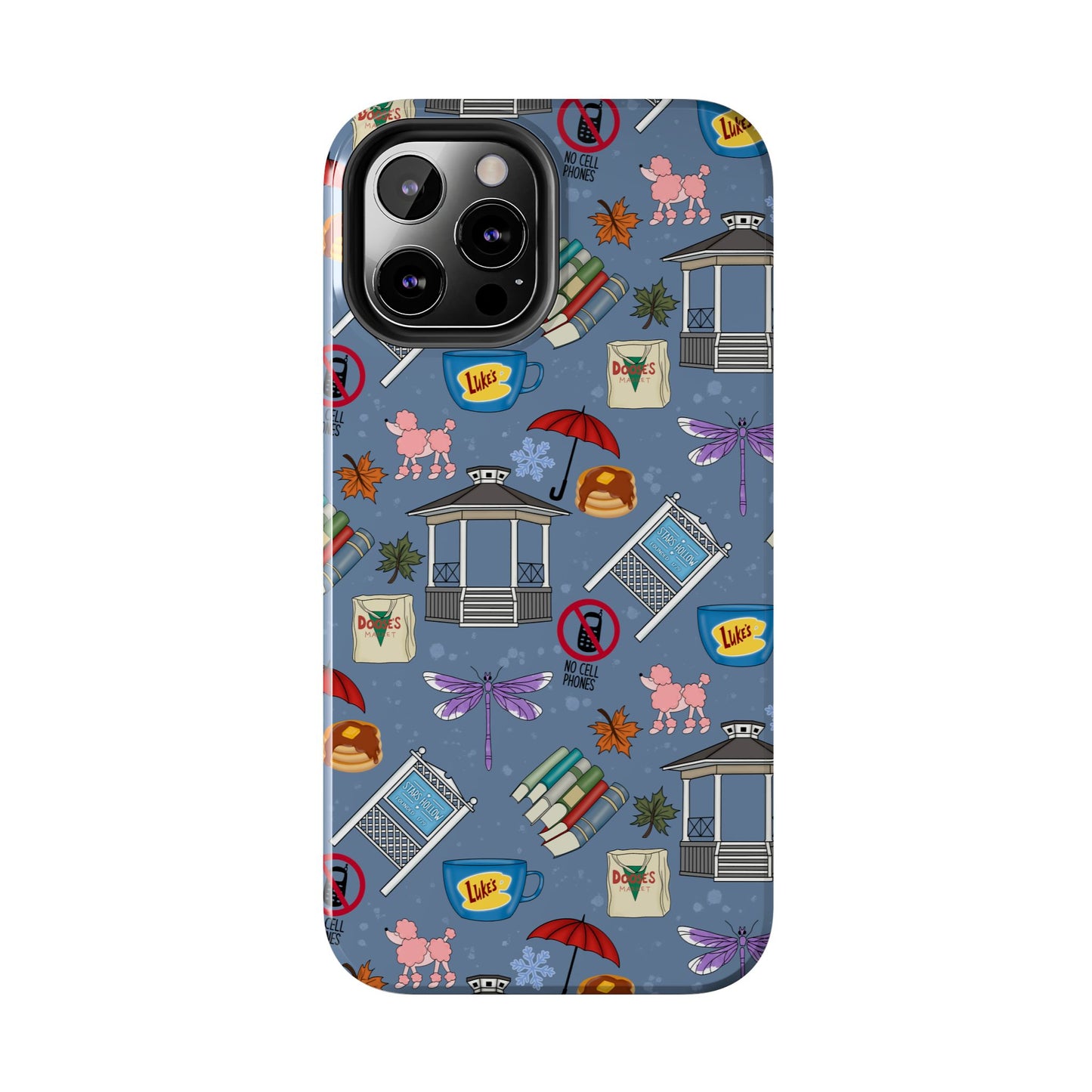 Stars Hollow Gilmore Girls Blue Phone Case