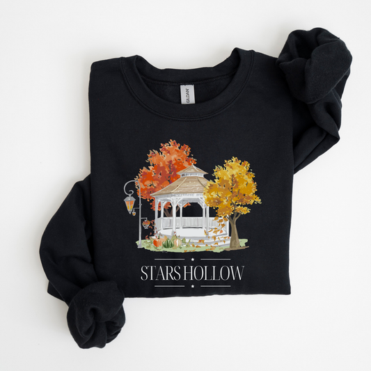 Stars Hollow Gazebo Crewneck Sweatshirt-Gilmore Girls