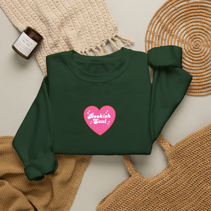 Bookish Soul Embroidered Crewneck Sweatshirt