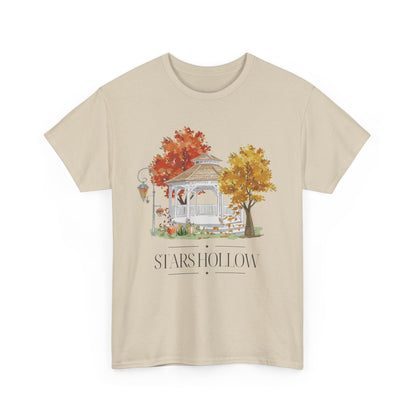 Star Hollow Fall Cotton Tee | Cozy Autumn Shirt-Gilmore Girls Apparel
