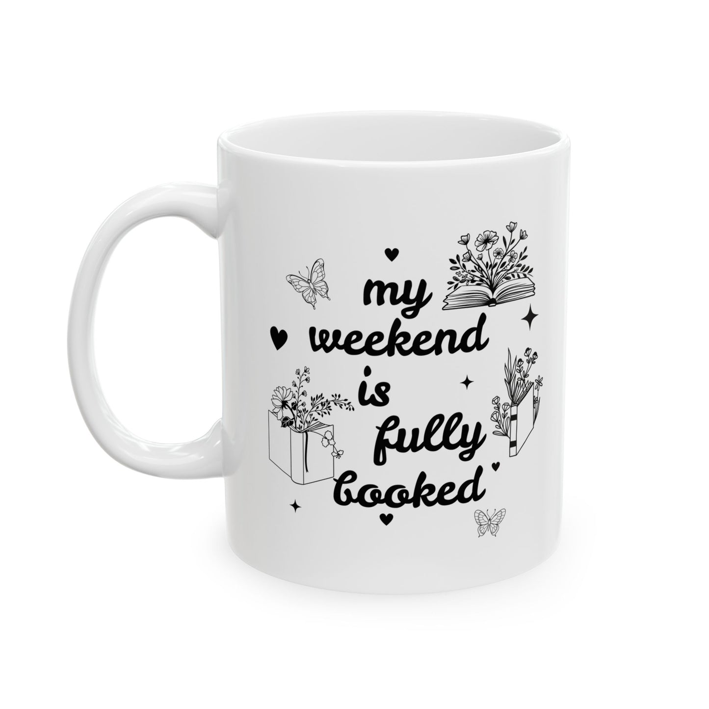 Butterfly Reader Ceramic Mug