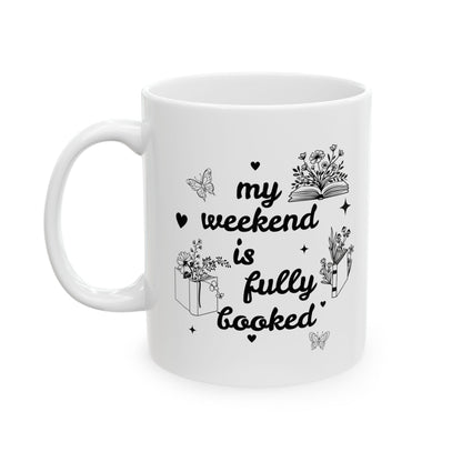 Butterfly Reader Ceramic Mug