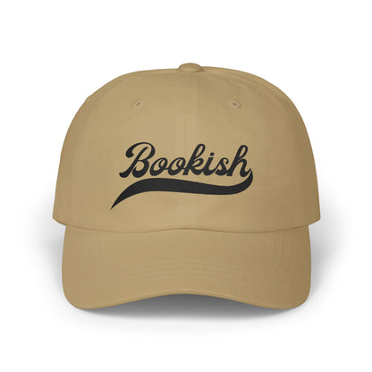 Bookish Embroidered Baseball Cap-Black