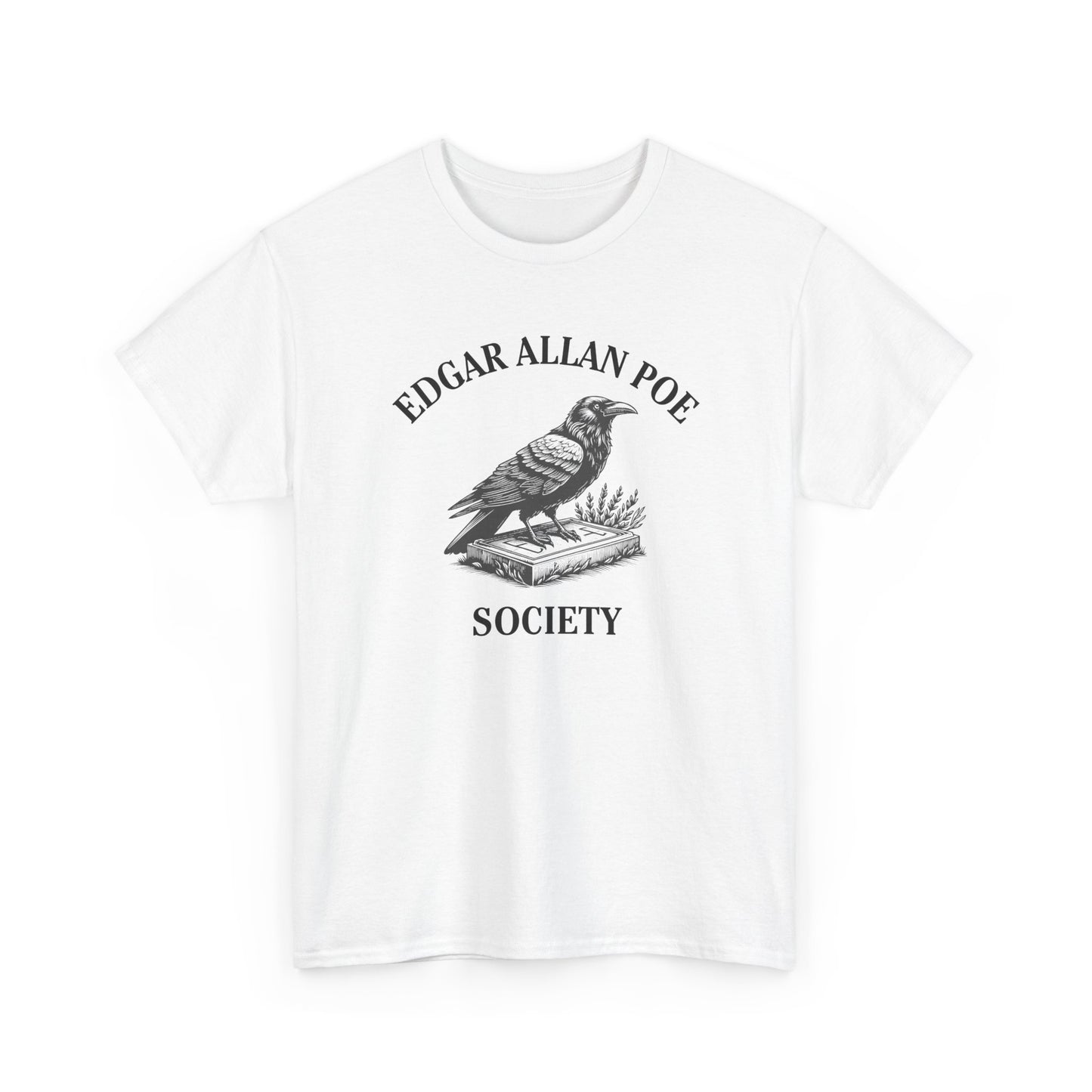 Edgar Allan Poe Society Tee-Raven Reader– Books + Sips Collection