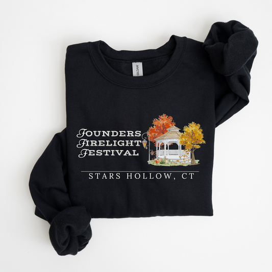 Founders Firelight Festival Crewneck Sweatshirt-Gilmore Girls Apparel