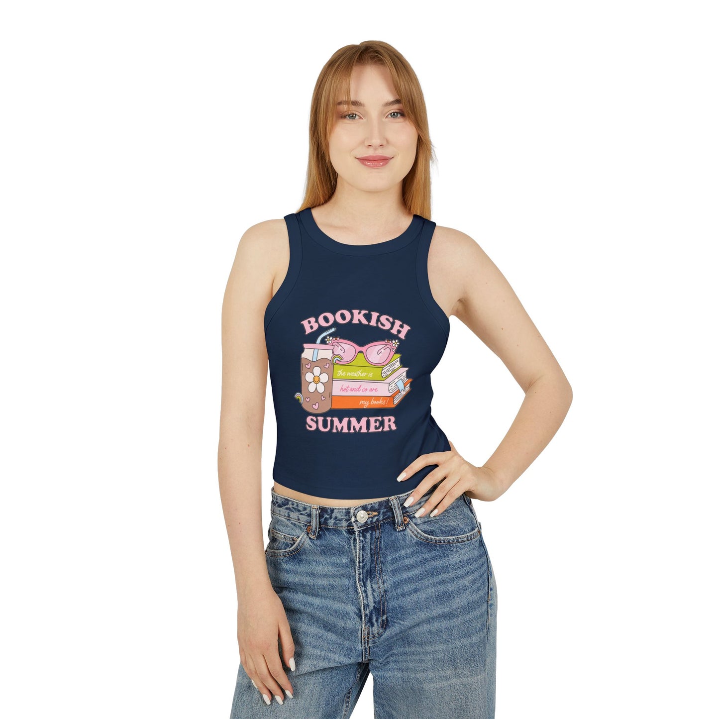 Bookish Summer Racer Tank Top