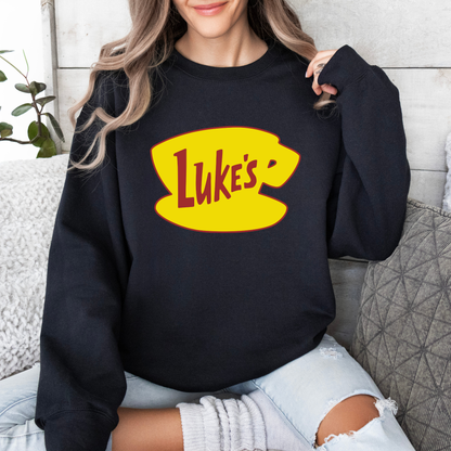 Luke's Diner Crewneck Sweatshirt -Cozy Gilmore Girls Vintage Style