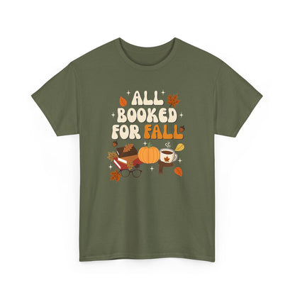 All Booked for Fall Bookish T-Shirt 🍂📚