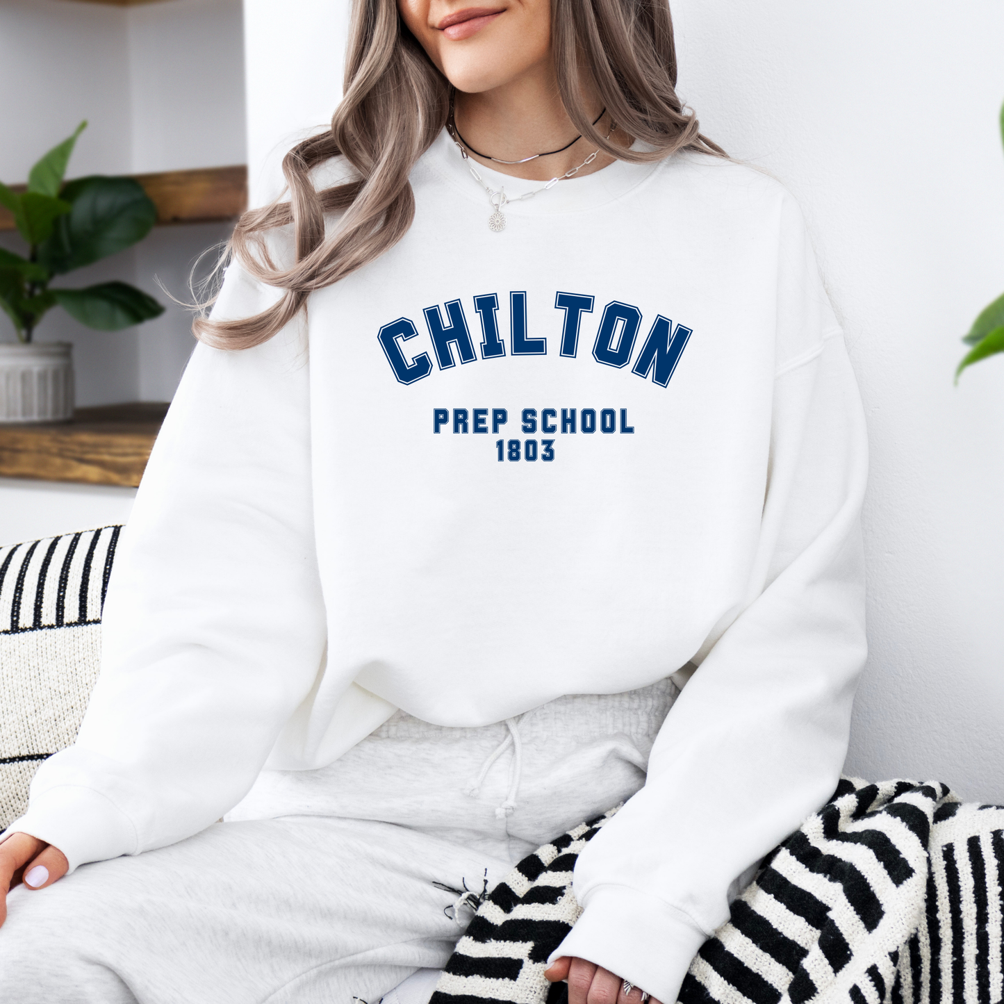 Chilton Prep Est. 1803 Crewneck Sweatshirt-Gilmore Girls Apparel